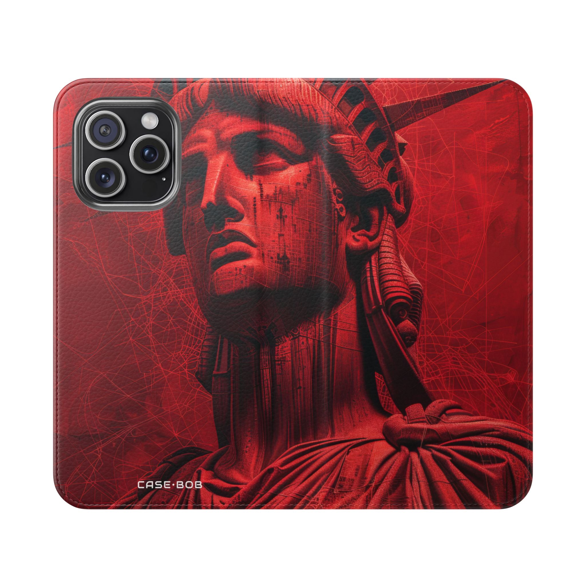 Liberty Crimson - iPhone 15 Pro Max Case - Portemonnee