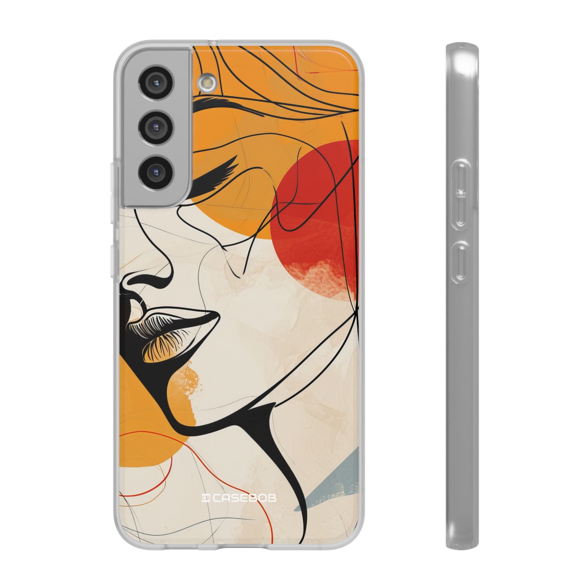 Contemplative Warmth | Flexible Phone Case for Samsung Galaxy