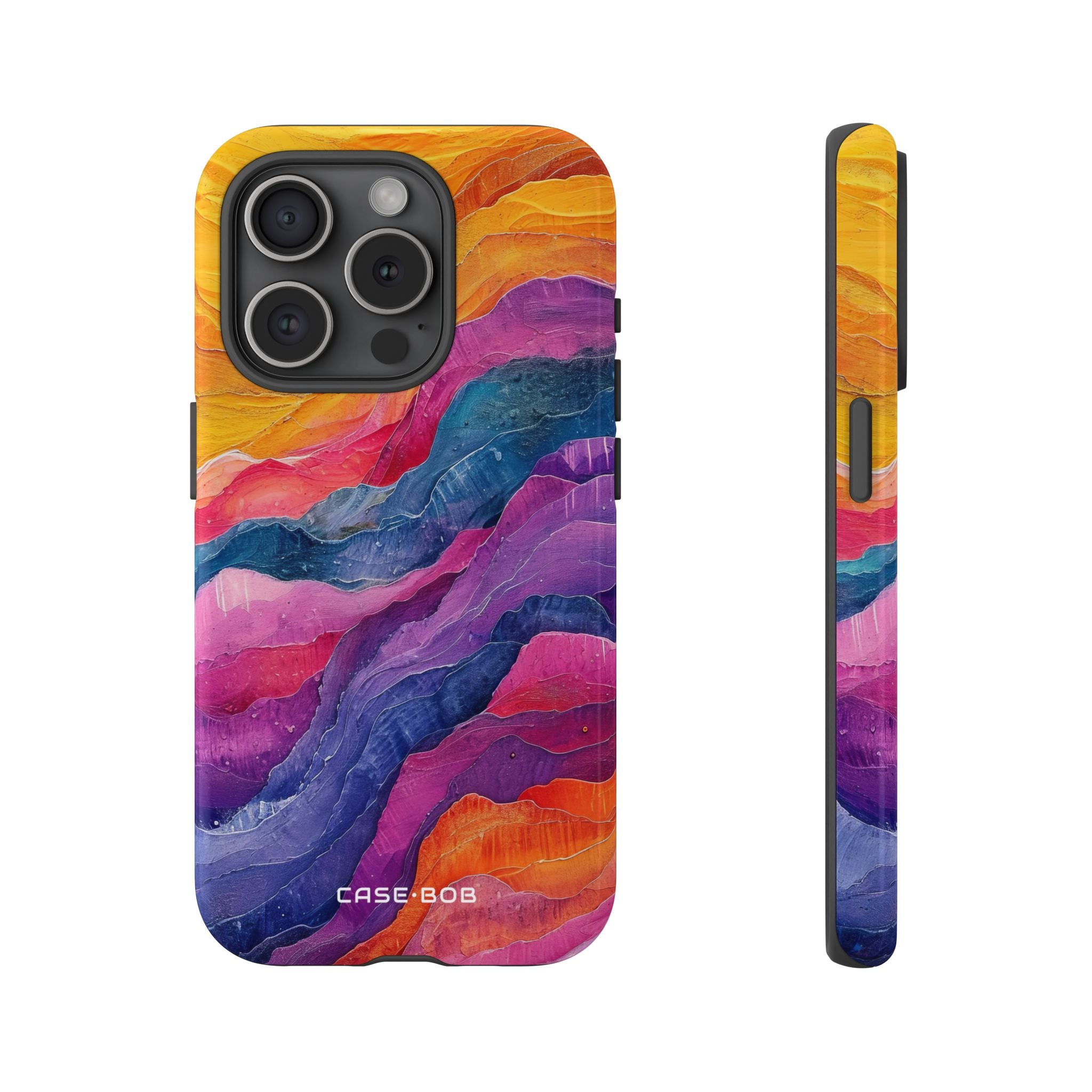 Vibrant Flow iPhone 15 Pro Case - Tough