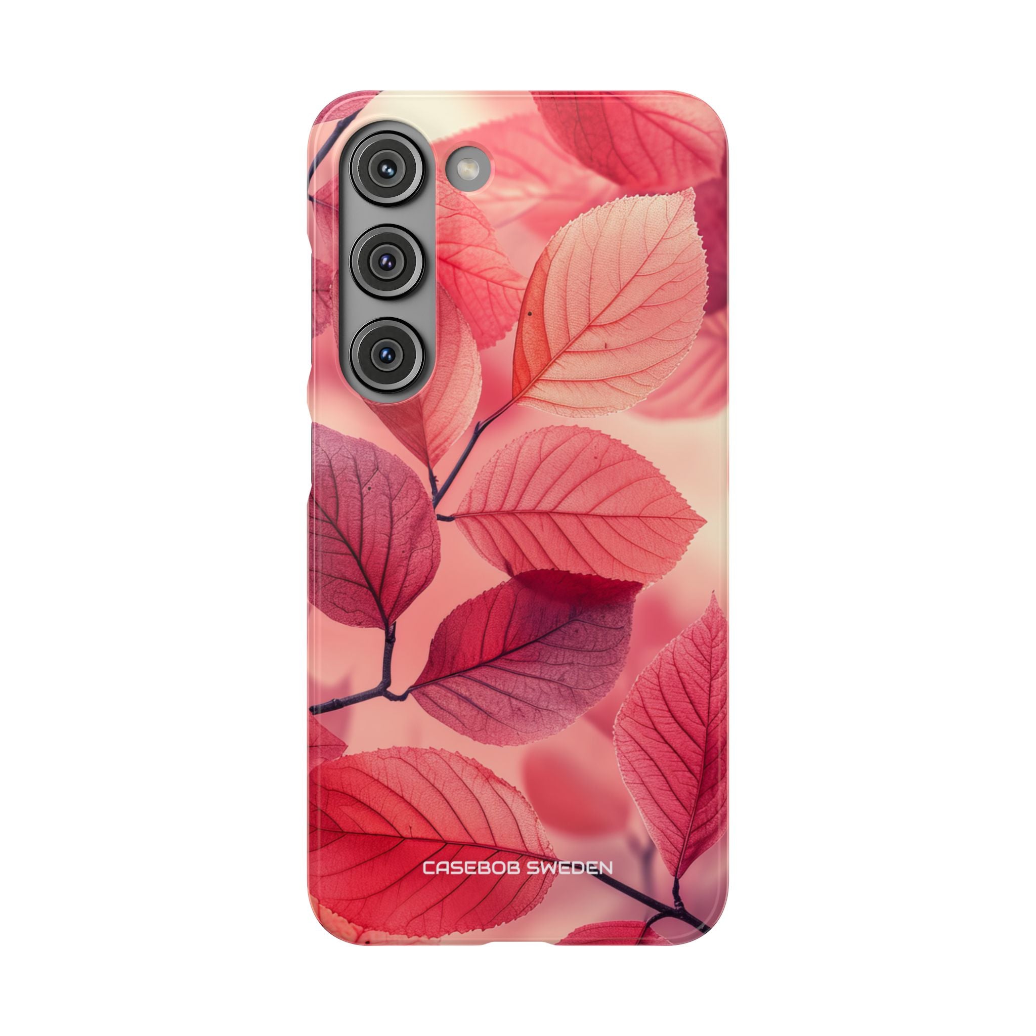 Pink Purple Nature Pattern - Slim Samsung S23 Phone Case