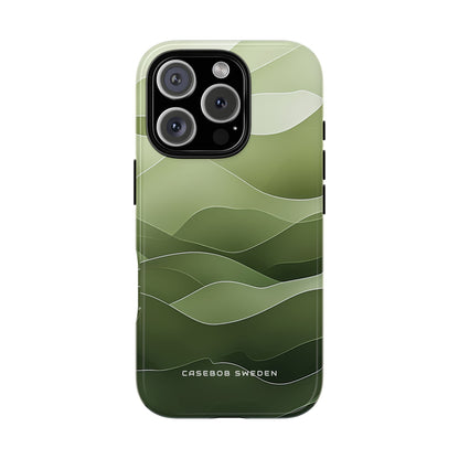 Gradient Emerald Drift iPhone 16 - Tough Phone Case