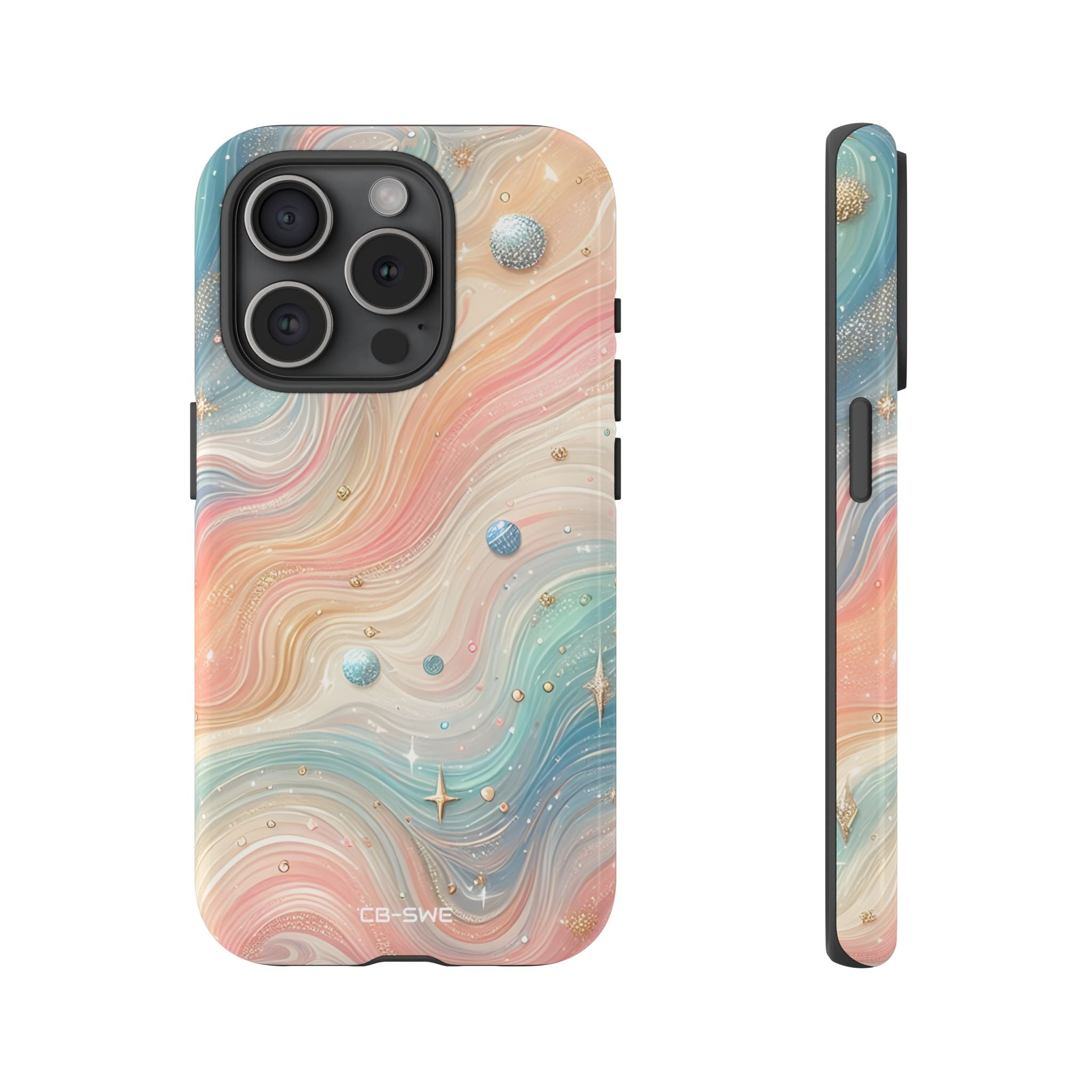 Celestial Waves Dance - iPhone Case