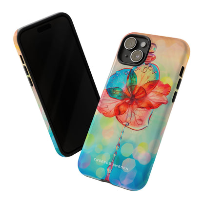 Ethereal Glass Flower iPhone 15 - Tough Phone Case