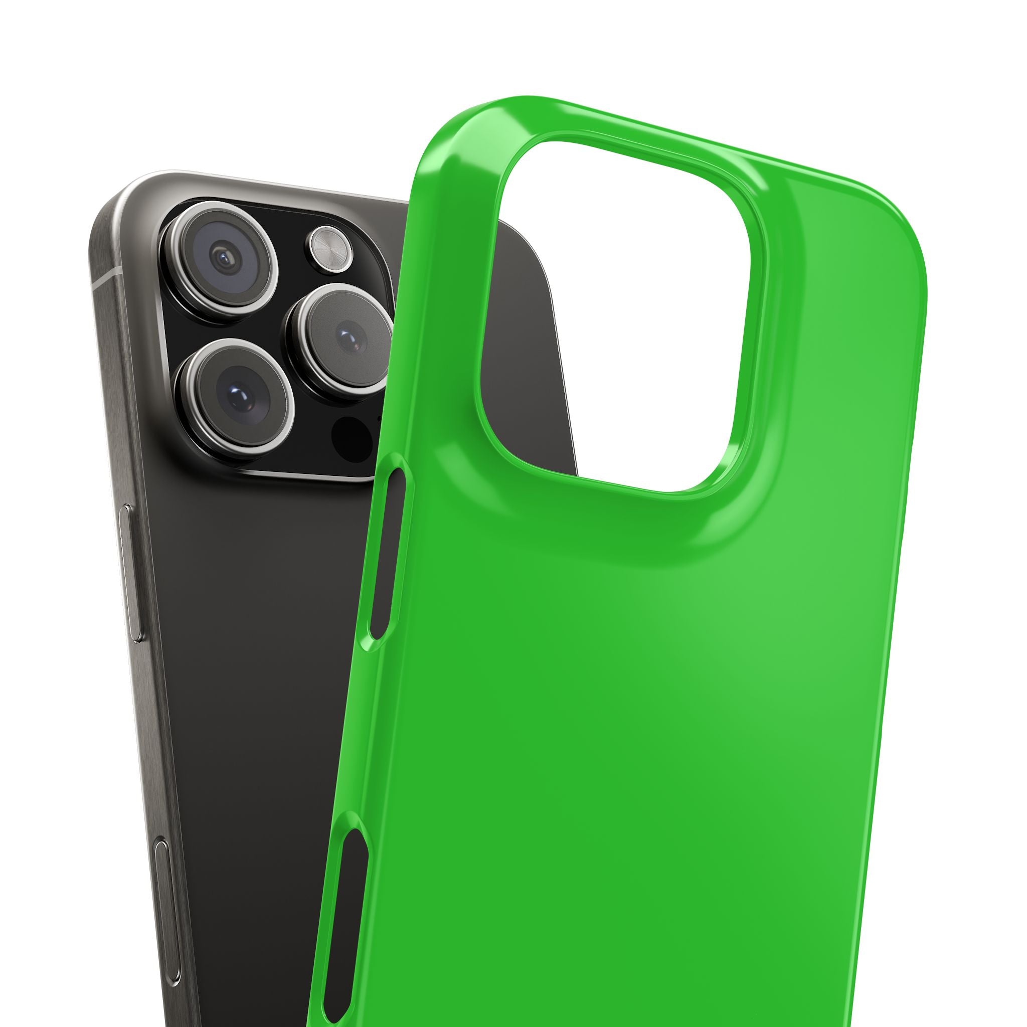 Lime Green - Slim iPhone 16 Phone Case