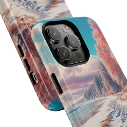 Snowy Footprints iPhone 14 Pro Max Case - Tough+