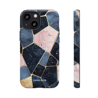 Golden Mosaic iPhone 13 Mini Case - Tough