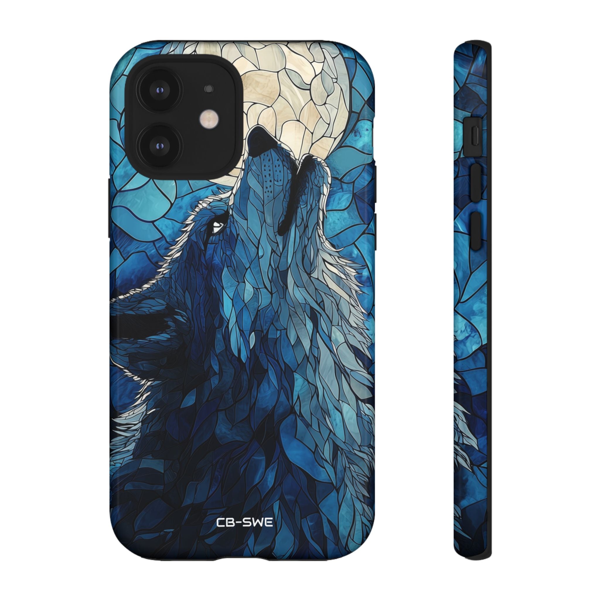 Wolf Howls Moonlight - iPhone Case