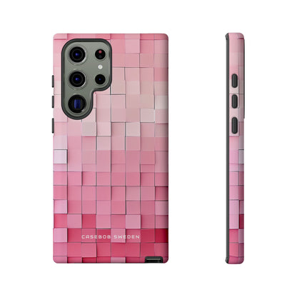 Gradient Pink Mosaic Samsung S23 - Tough Phone Case