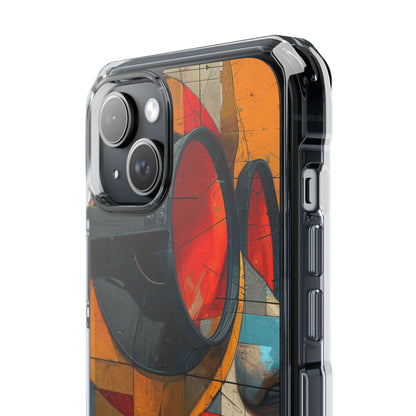 Futuristic Cubist Visions iPhone 15 - Impact Clear+