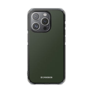 Kombu Green | Phone Case for iPhone (Clear Impact Case - Magnetic)