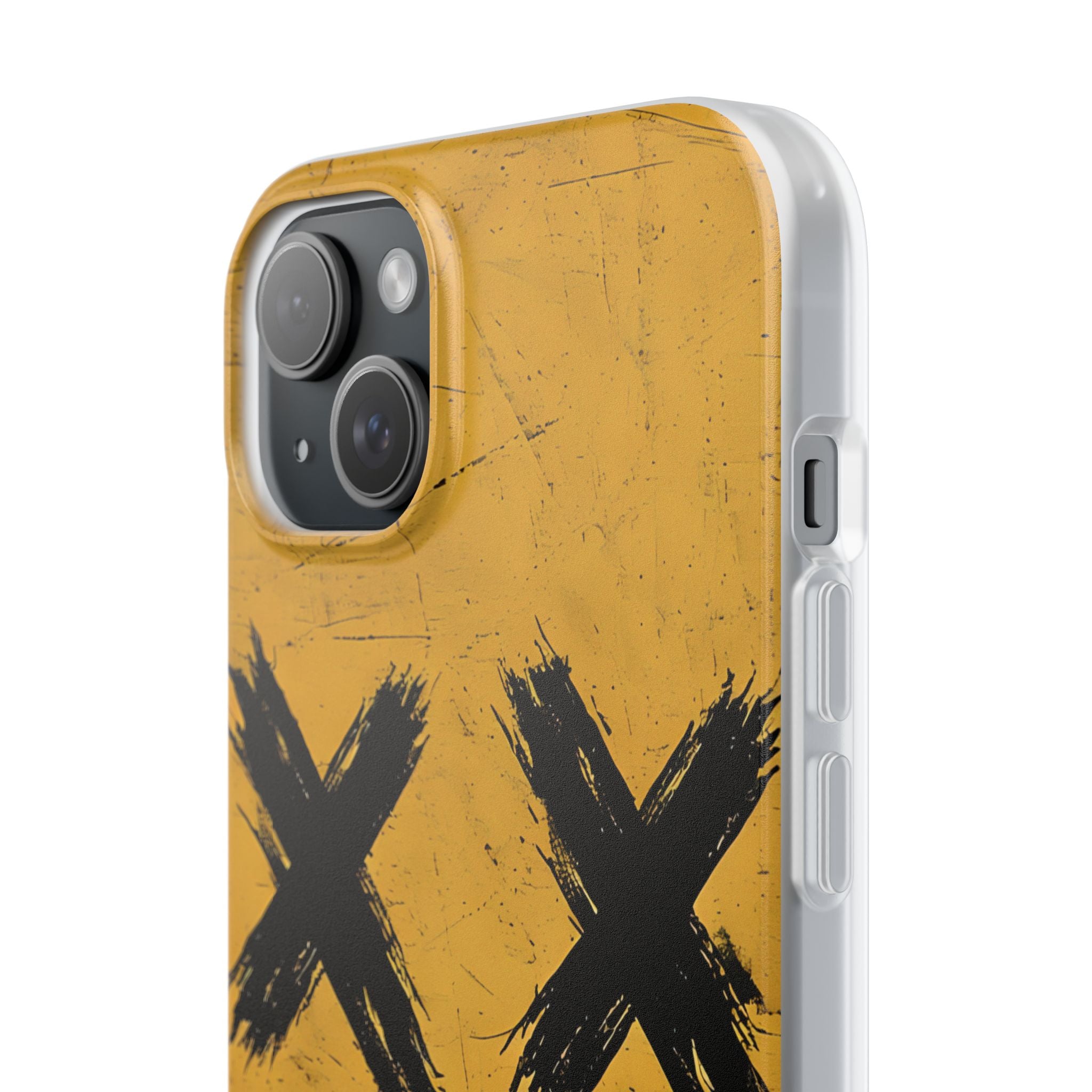 Jagged Smile Yellow iPhone 15 Plus Case - Soft