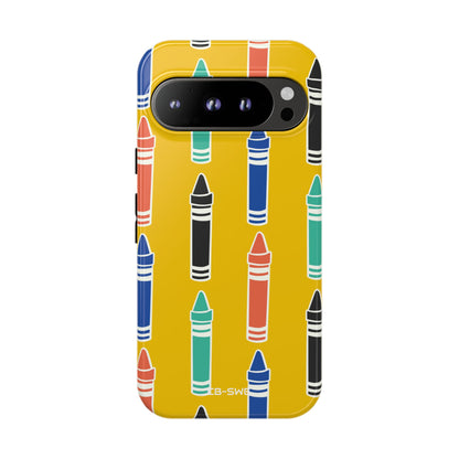 Crayons Dance Joyfully - Google Pixel Case