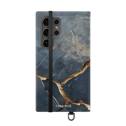 Kuparinen Crackscape - Samsung S24 Ultra -lompakkokotelo