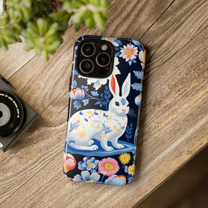Floral Rabbit Dances - iPhone Case