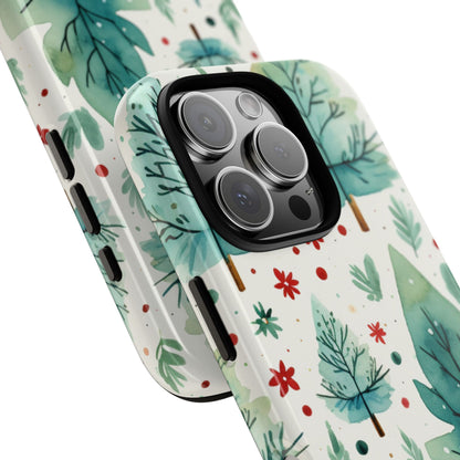 Joyful Evergreen Dance - iPhone Case