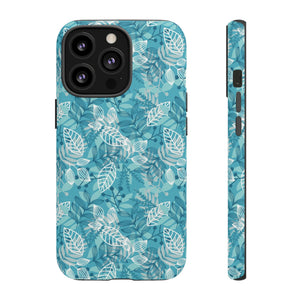 Spring Blue Leaf - Protective Phone Case