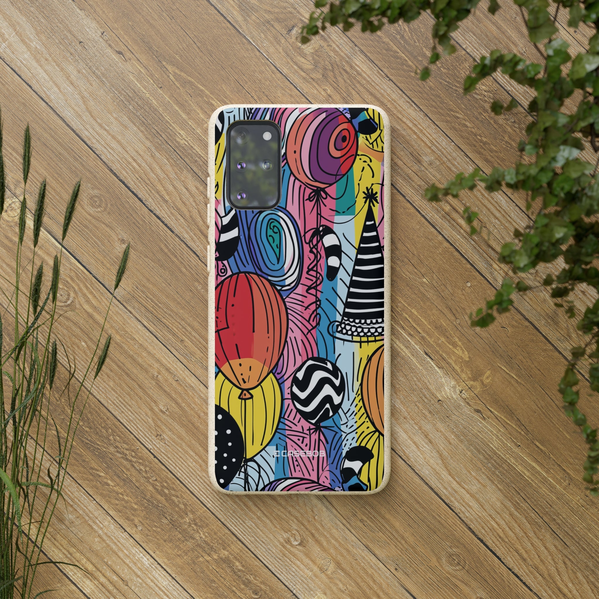 Vibrant Party Whimsy | Biodegradable Phone Case