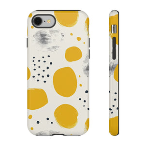 Dotted Yellow Simplicity - Protective Phone Case