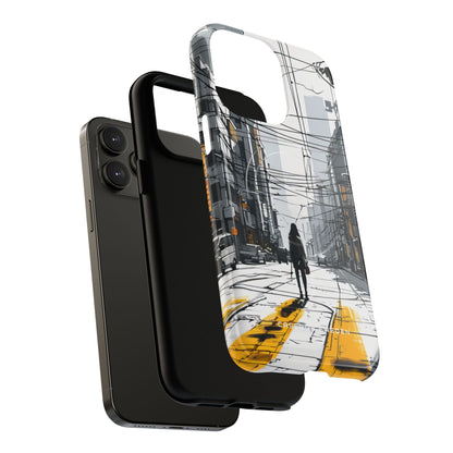 Urban Noir Streetscape iPhone 14 | Tough+ Phone Case