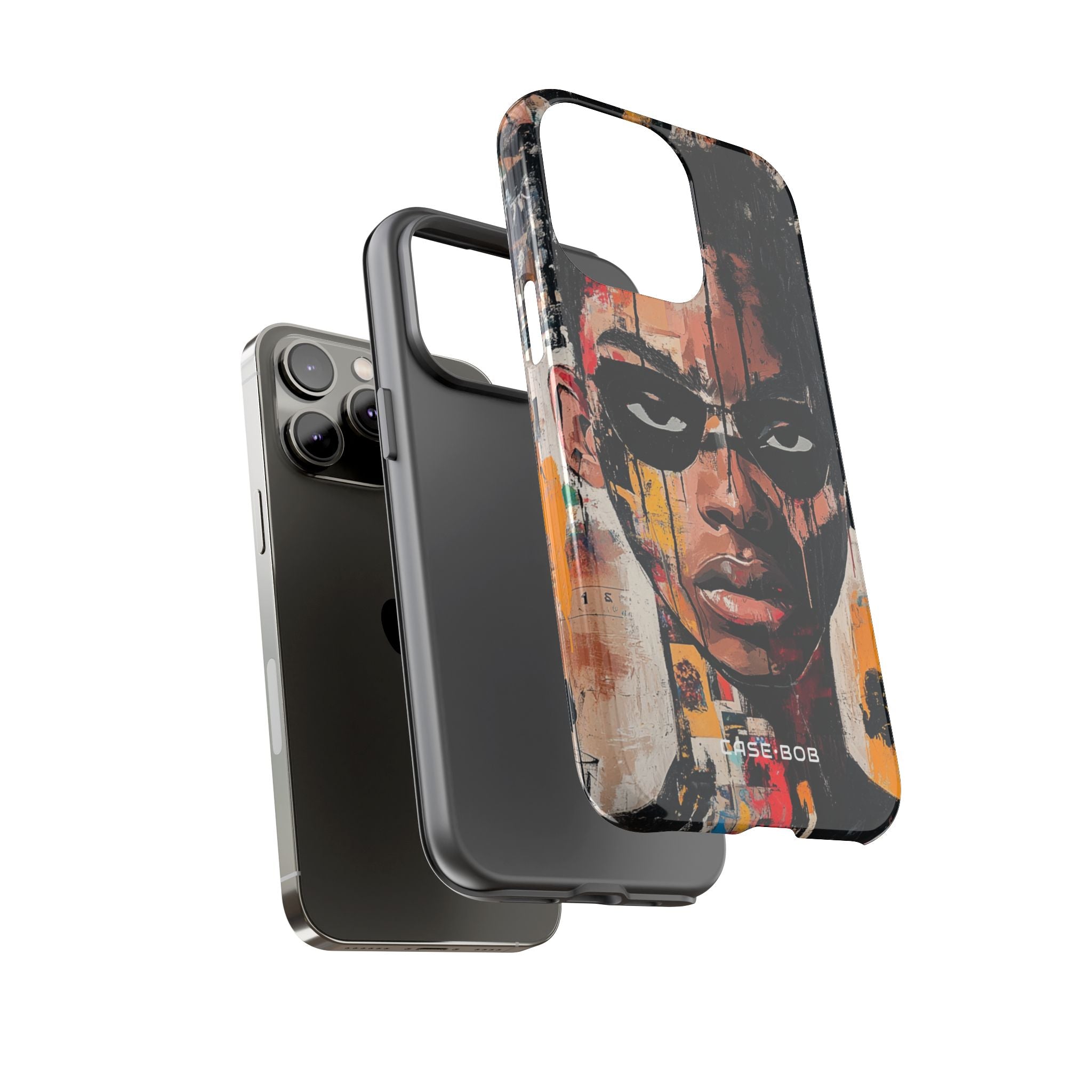 Masked Portrait Drips iPhone 14 Pro Max Case - Tough