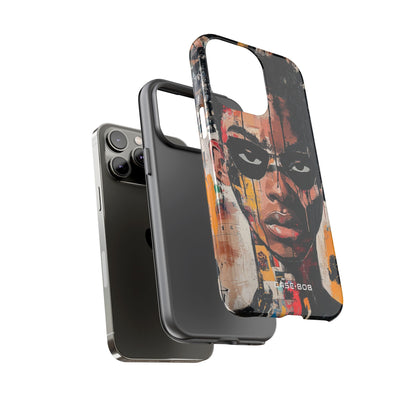 Masked Portrait Drips iPhone 14 Pro Max Case - Tough
