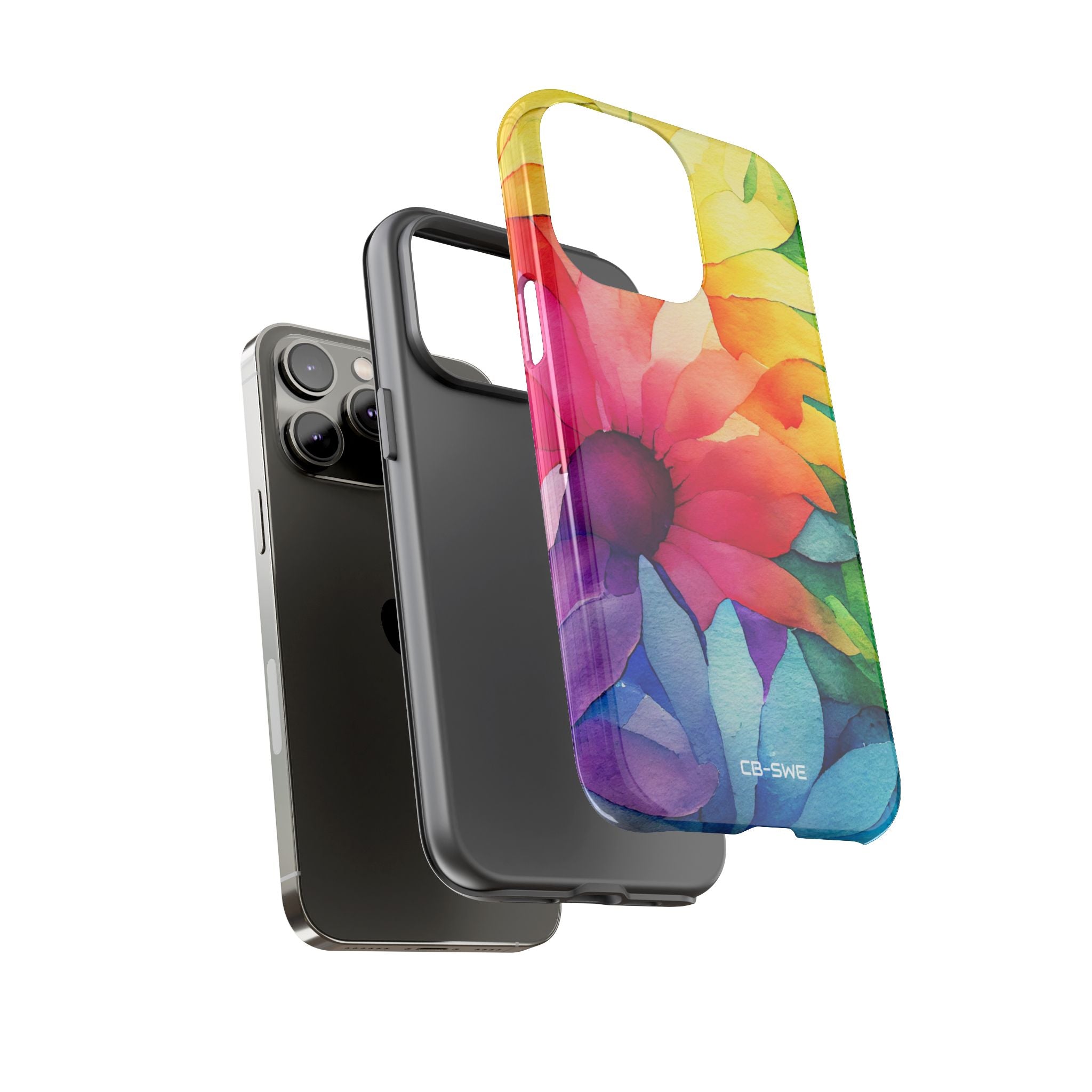 Vibrant Floral Symphony - iPhone Case