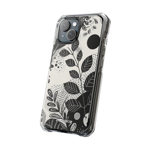 Botanical Abstraction - Phone Case for iPhone (Clear Impact - Magnetic)