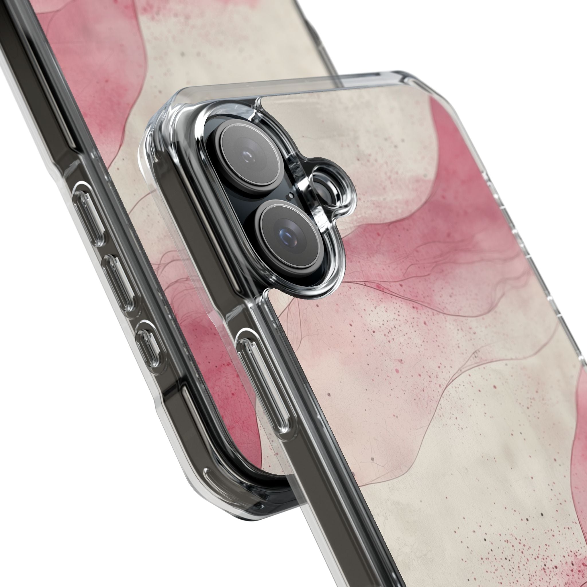 Crimson Waves iPhone 16 Plus Case - Impact