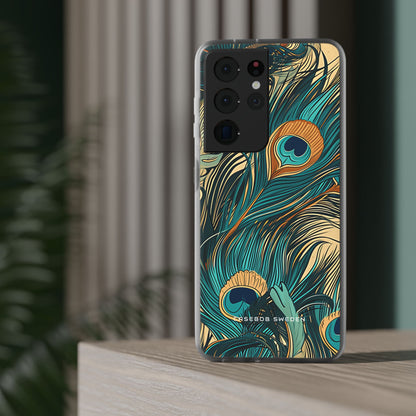 Art Nouveau Peacock Elegance Samsung S21 - Flexi Phone Case