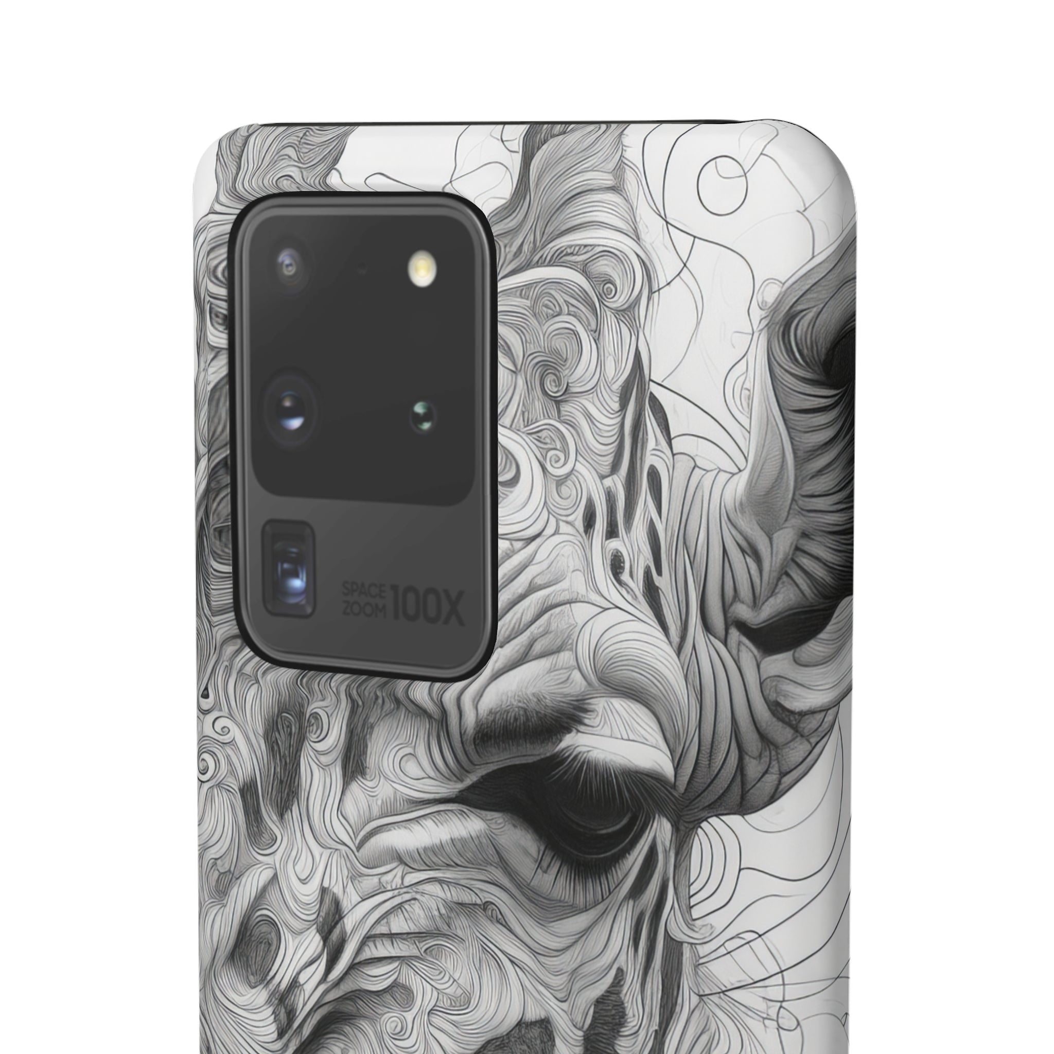 Monochrome Giraffe | Slim Phone Case for Samsung