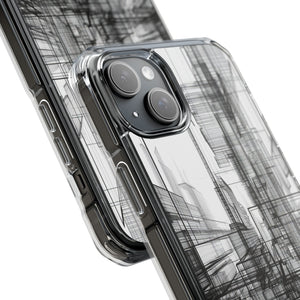 Architectural Maze - Phone Case for iPhone (Clear Impact - Magnetic)