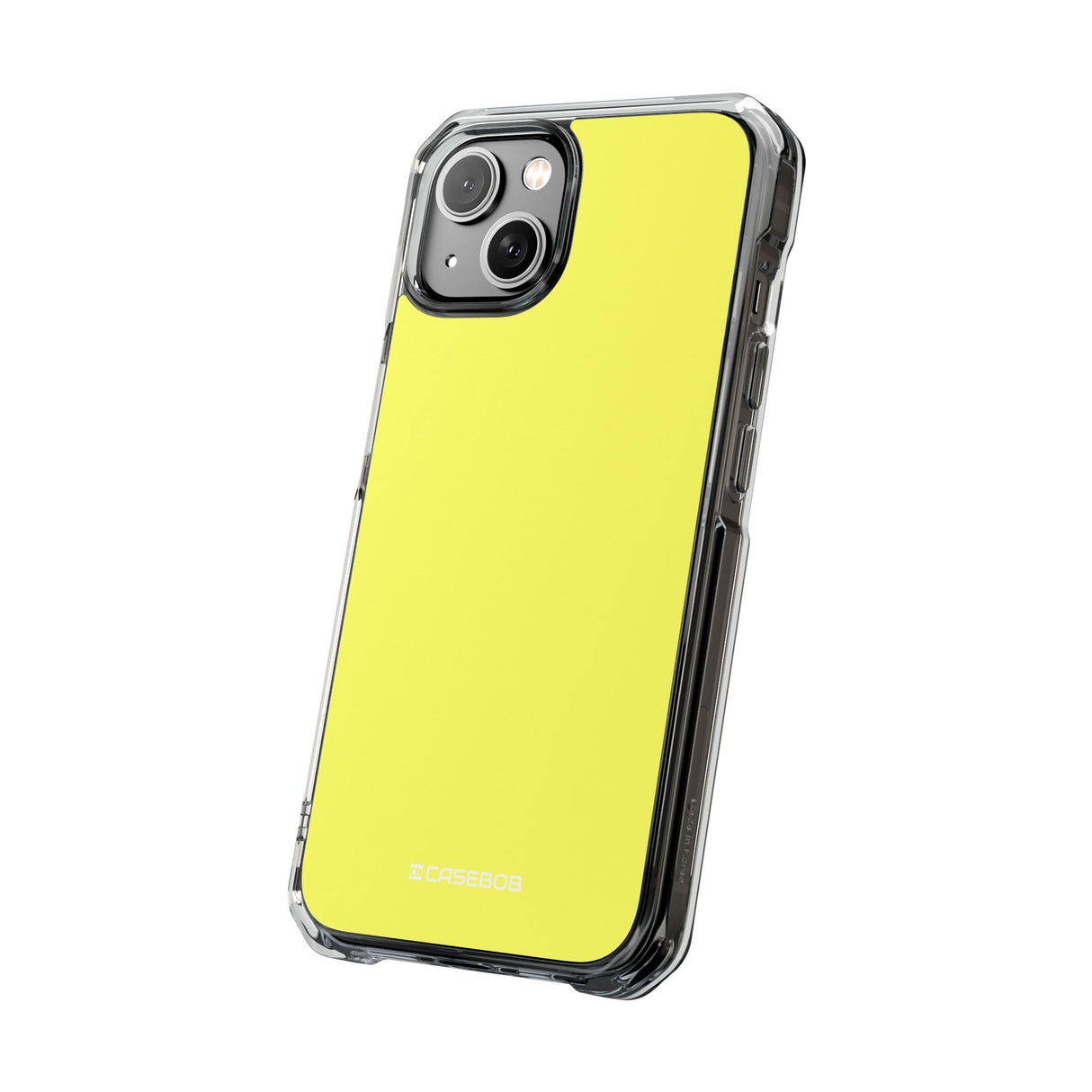 Laser Lemon | Handyhülle für iPhone (Clear Impact Case - Magnetisch) 