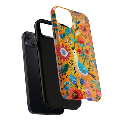 Colorful Birds Bloom iPhone 14 Plus Case - Tough+