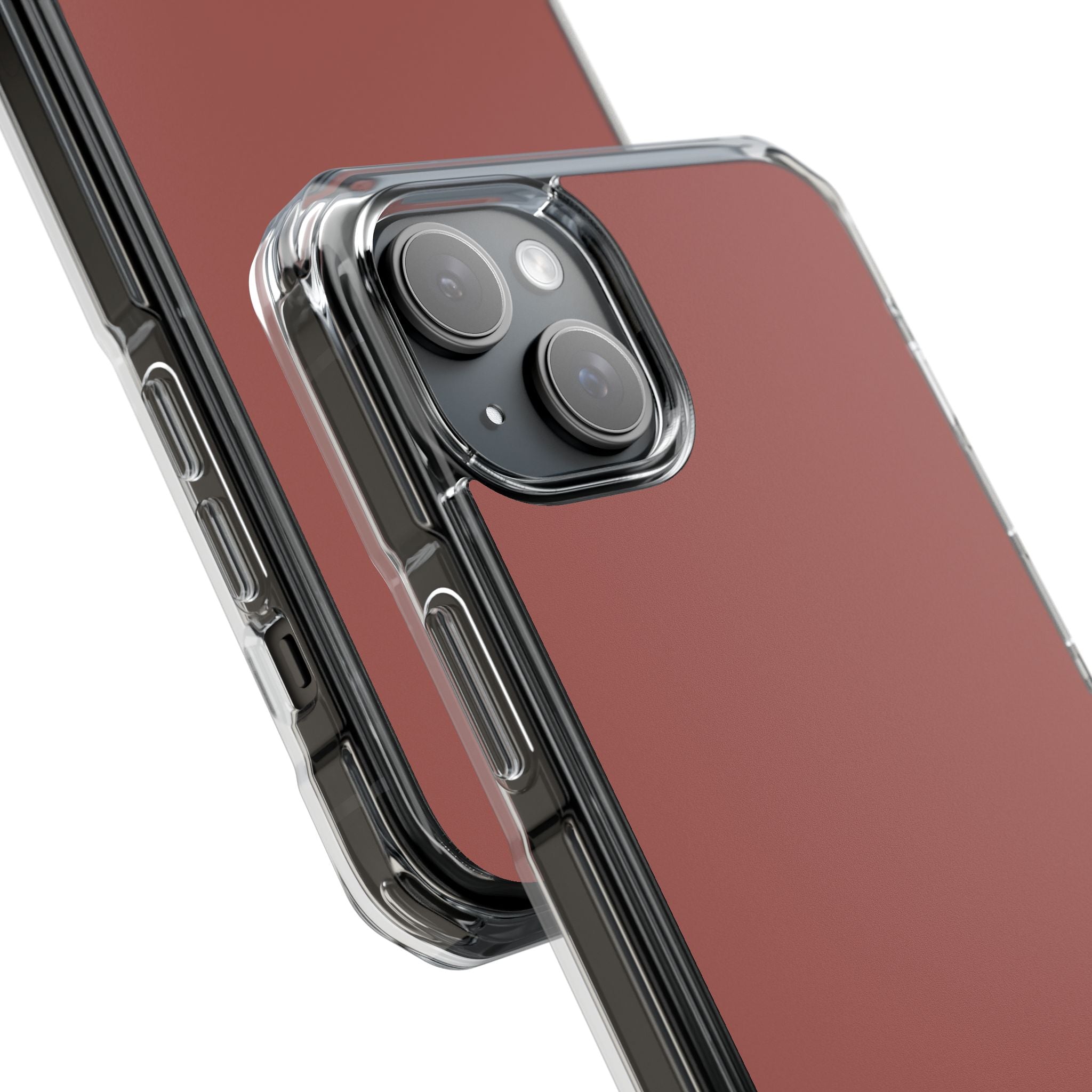 Red Wood - Clear Impact Case for iPhone