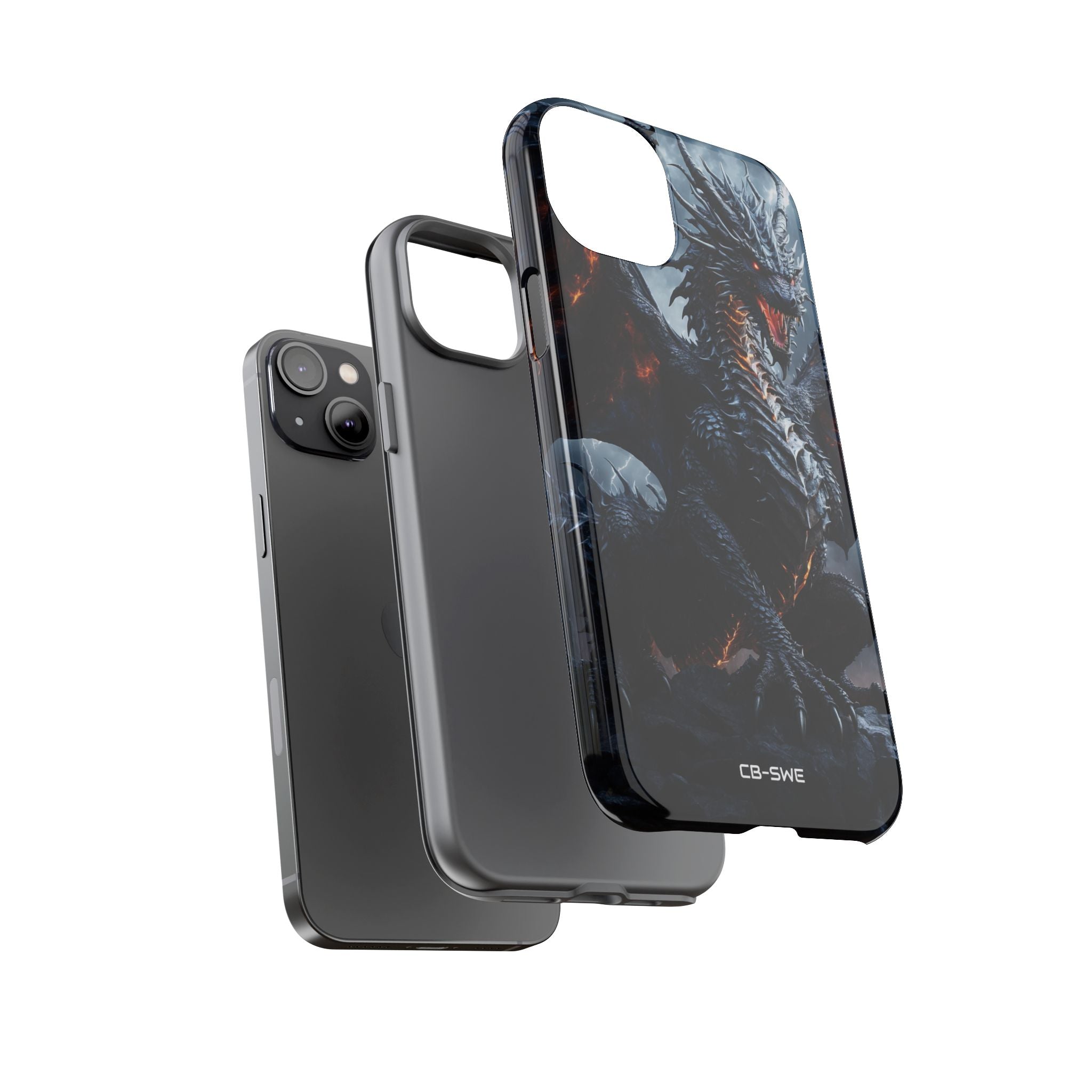 Fiery Wings Unleashed - iPhone Case