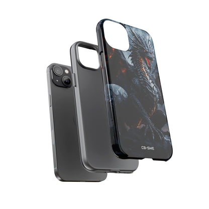 Fiery Wings Unleashed - iPhone Case