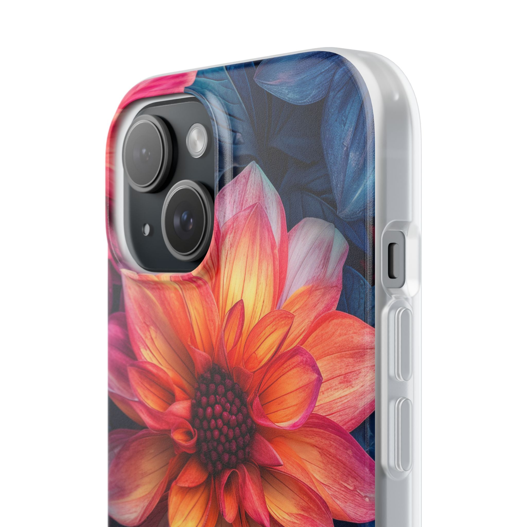 Fiery Bloom Harmony iPhone 15 - Flexi Phone Case