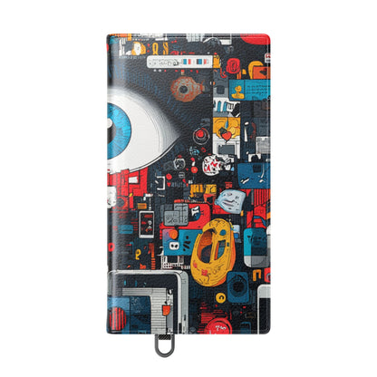 Blue Gaze Mosaic - Samsung S24 Ultra Case - Wallet