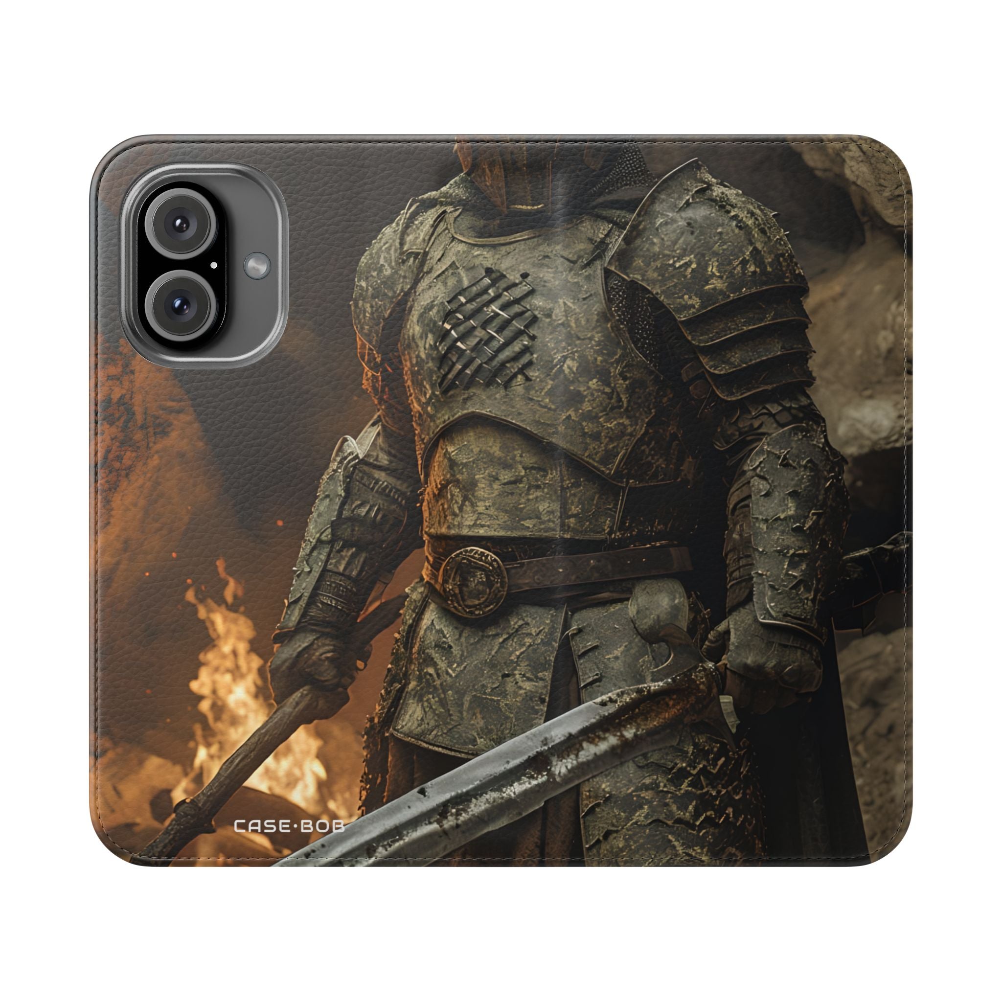 Horned Warrior Flame - iPhone 16  Case - Wallet