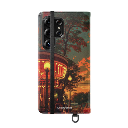 Crimson Classic Glow - Samsung S25 Ultra Case - Wallet