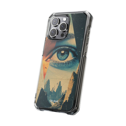 Eye Meets Mountains iPhone Case - Impact
