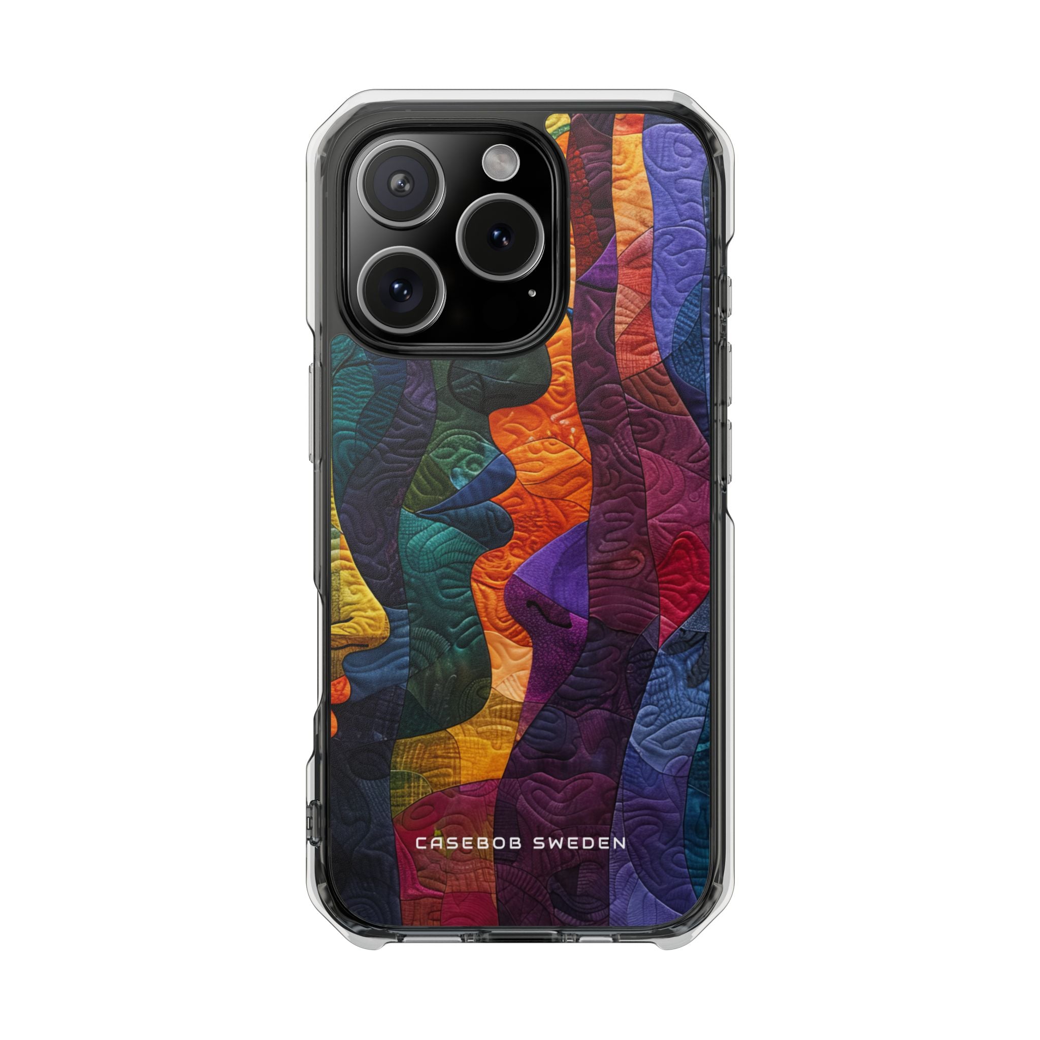 Harmonized Faces and Nature Fusion iPhone 16 - Clear Impact Phone Case