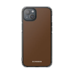 Van Dyke Brown | Phone Case for iPhone (Clear Impact Case - Magnetic)