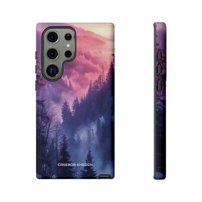 Misty Forest Serenity - Tough Samsung S23 Phone Case