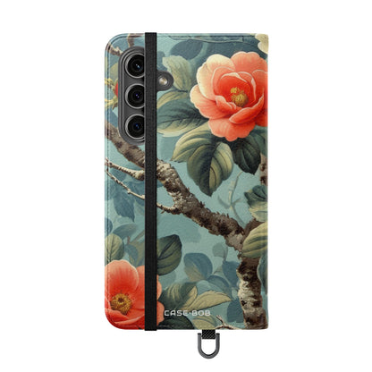 Pink Camellia - Samsung S24 Case - Wallet