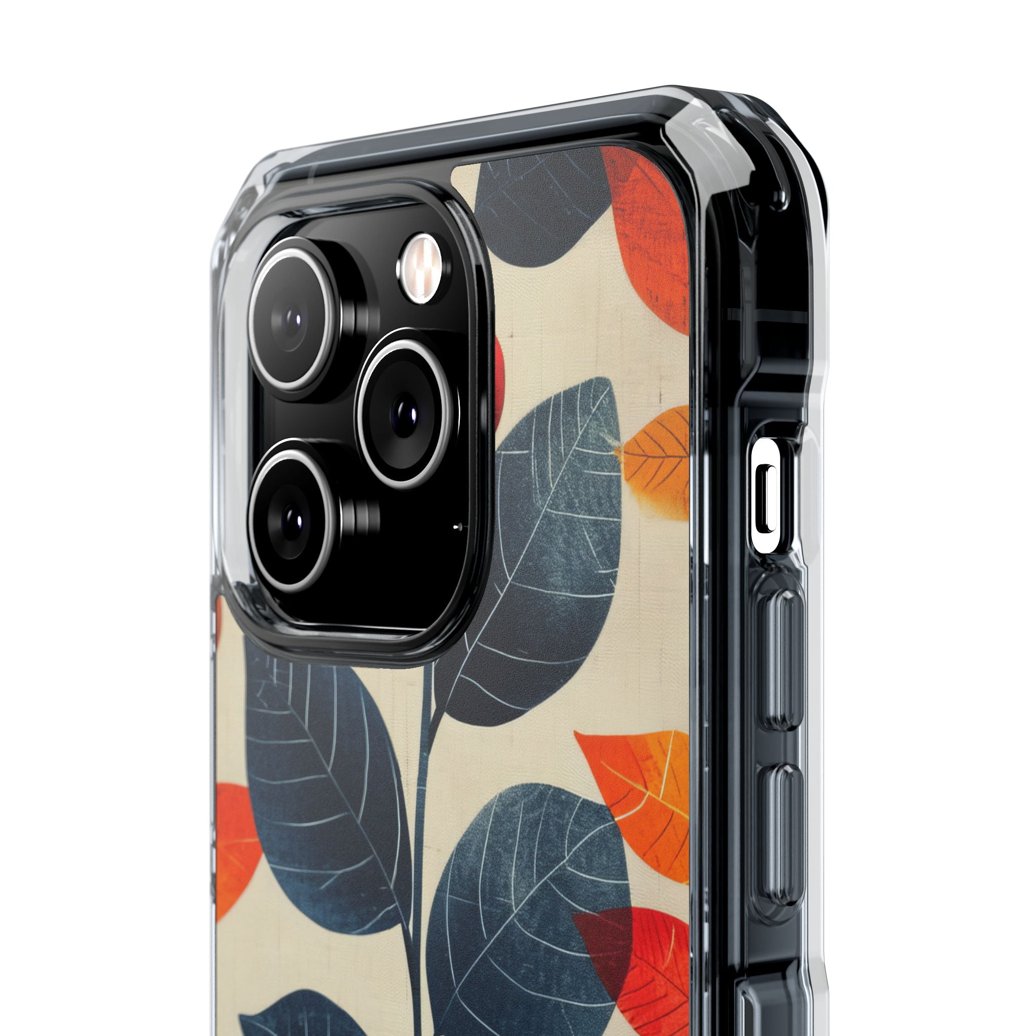 Autumn Nature Pattern - Clear Impact iPhone 14 Phone Case