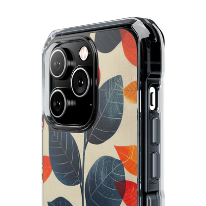 Autumn Nature Pattern - Clear Impact iPhone 14 Phone Case