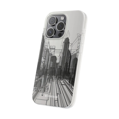 Urban Wireframe | Flexible Phone Case for iPhone