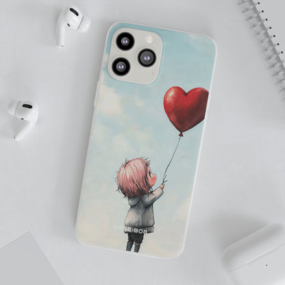 Heart Balloon Glow iPhone 13 Pro Max - Soft