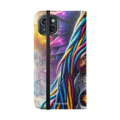 Skull Bloom - iPhone 15 Plus Case - Wallet